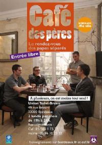 Le café des Pères séparés. Le lundi 18 juin 2012 à Bordeaux. Gironde. 